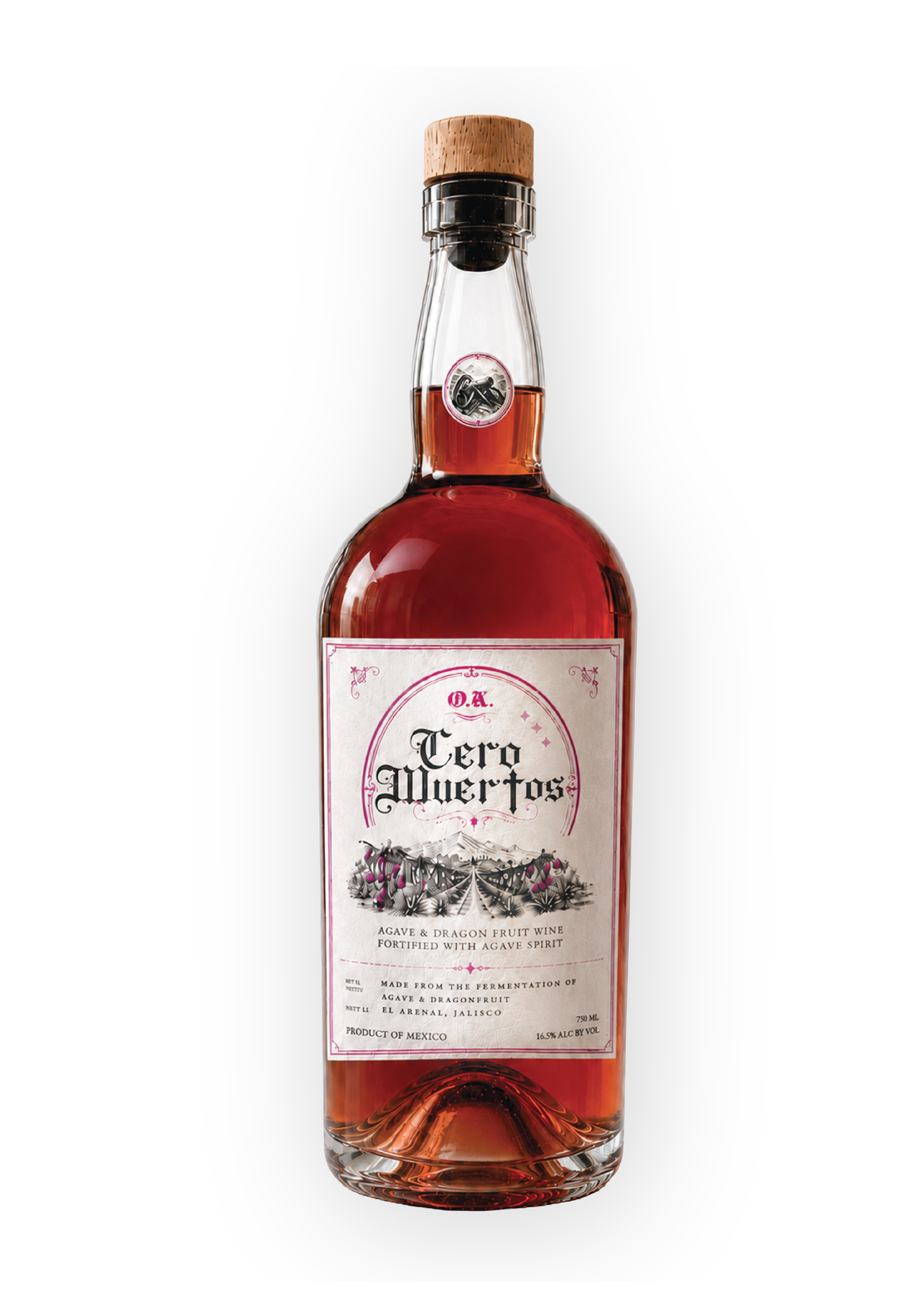 Vino de Agave y Frutos Exóticos O.K. Cero Muertos